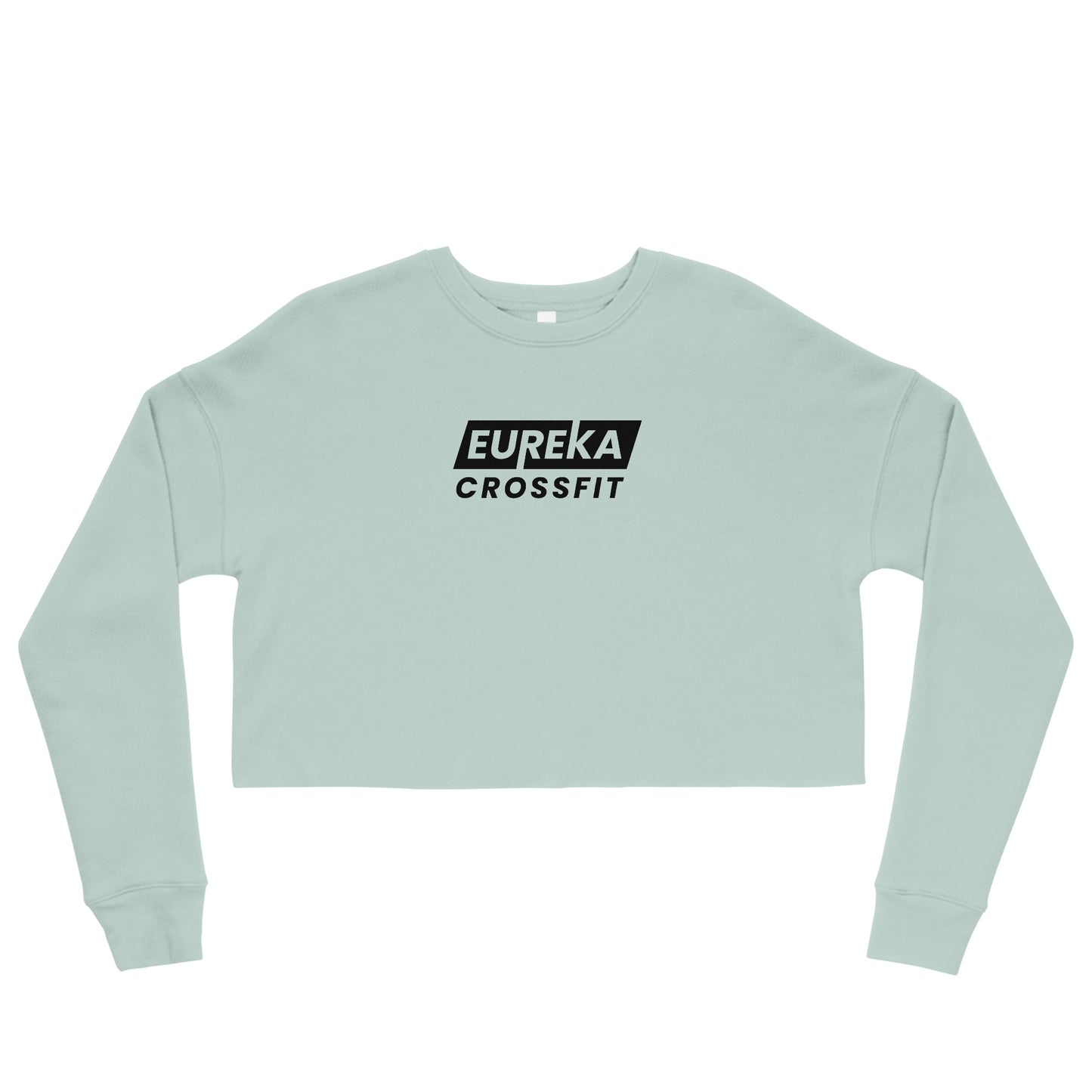 ECF Blocked Black Logo Crop Sweatshirt