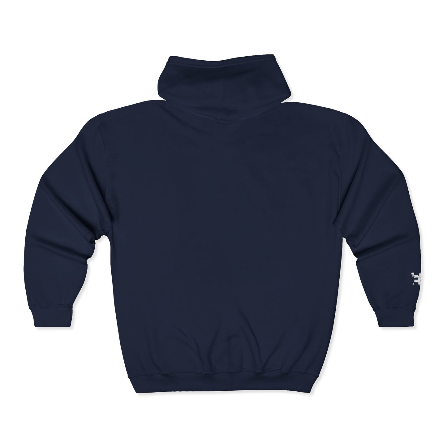Full Zip Embroidered Train Patch Sweatshirt