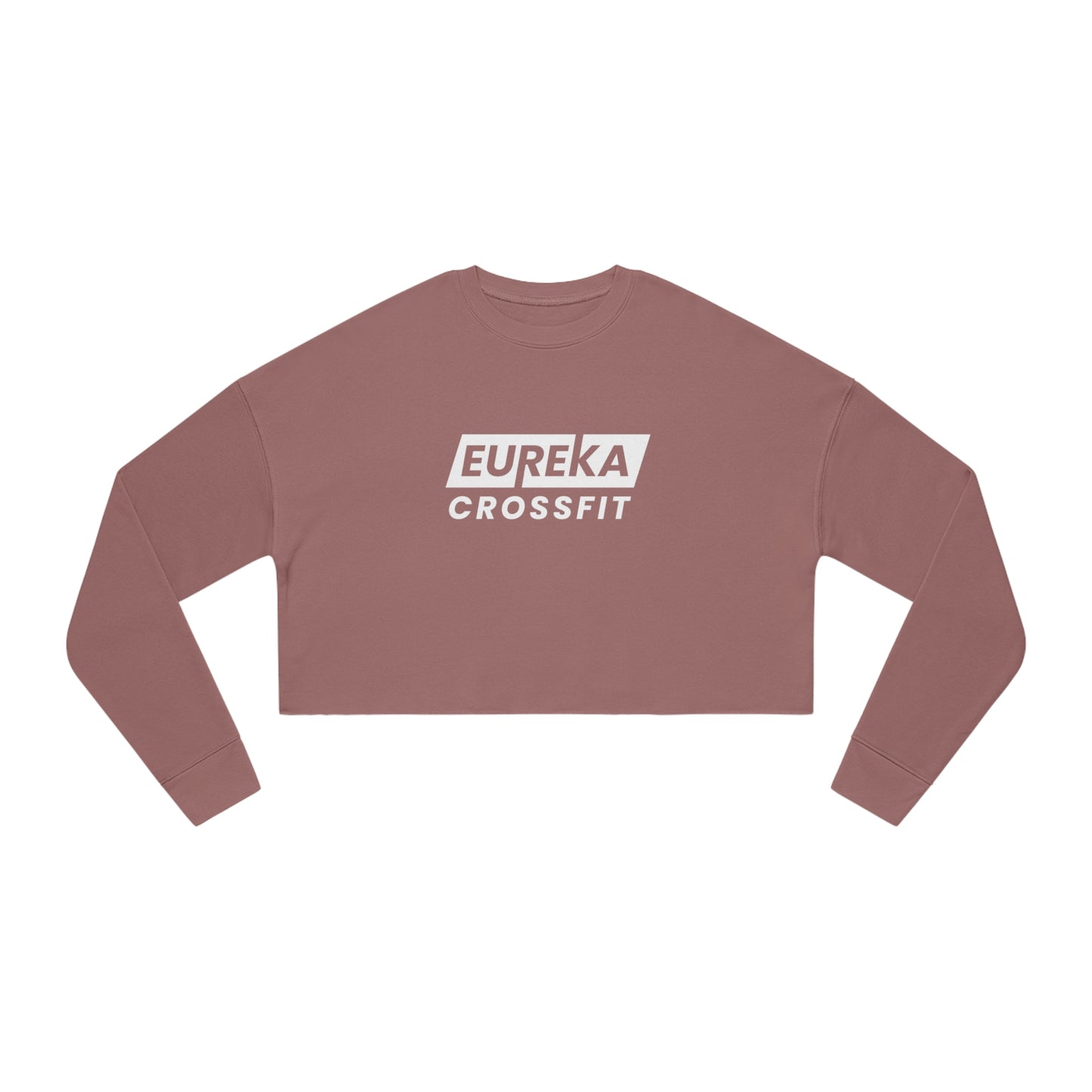 ECF Best Hour White Logo Cropped Sweatshirt