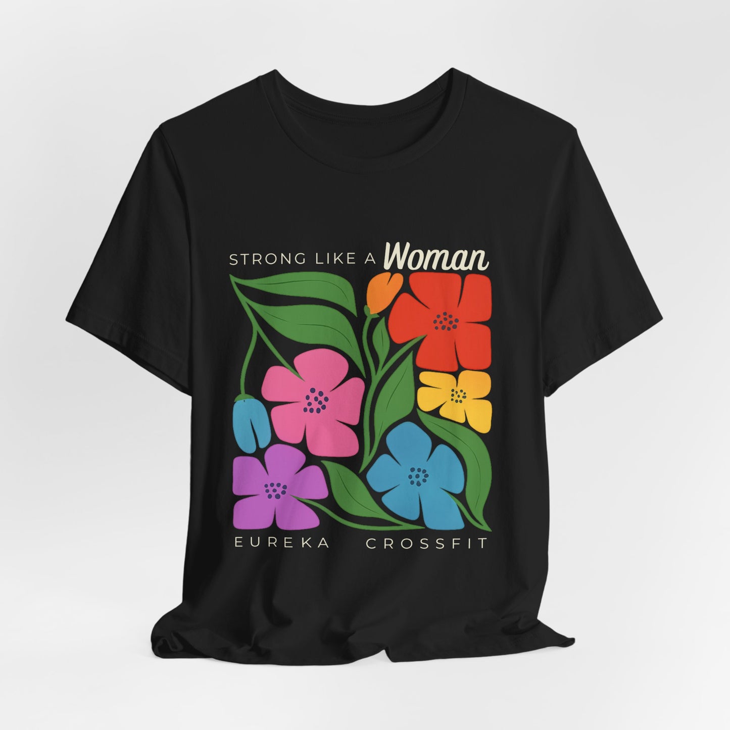 Strong Like a Woman Floral Tee