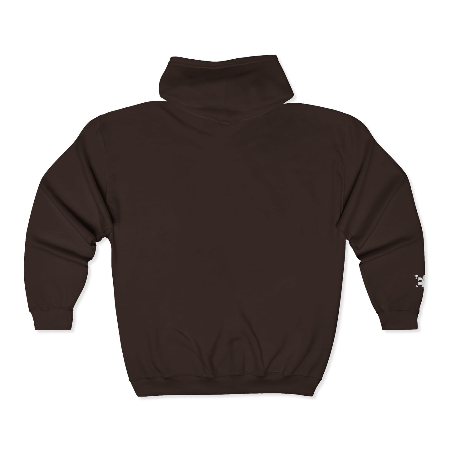 Full Zip Embroidered Train Patch Sweatshirt