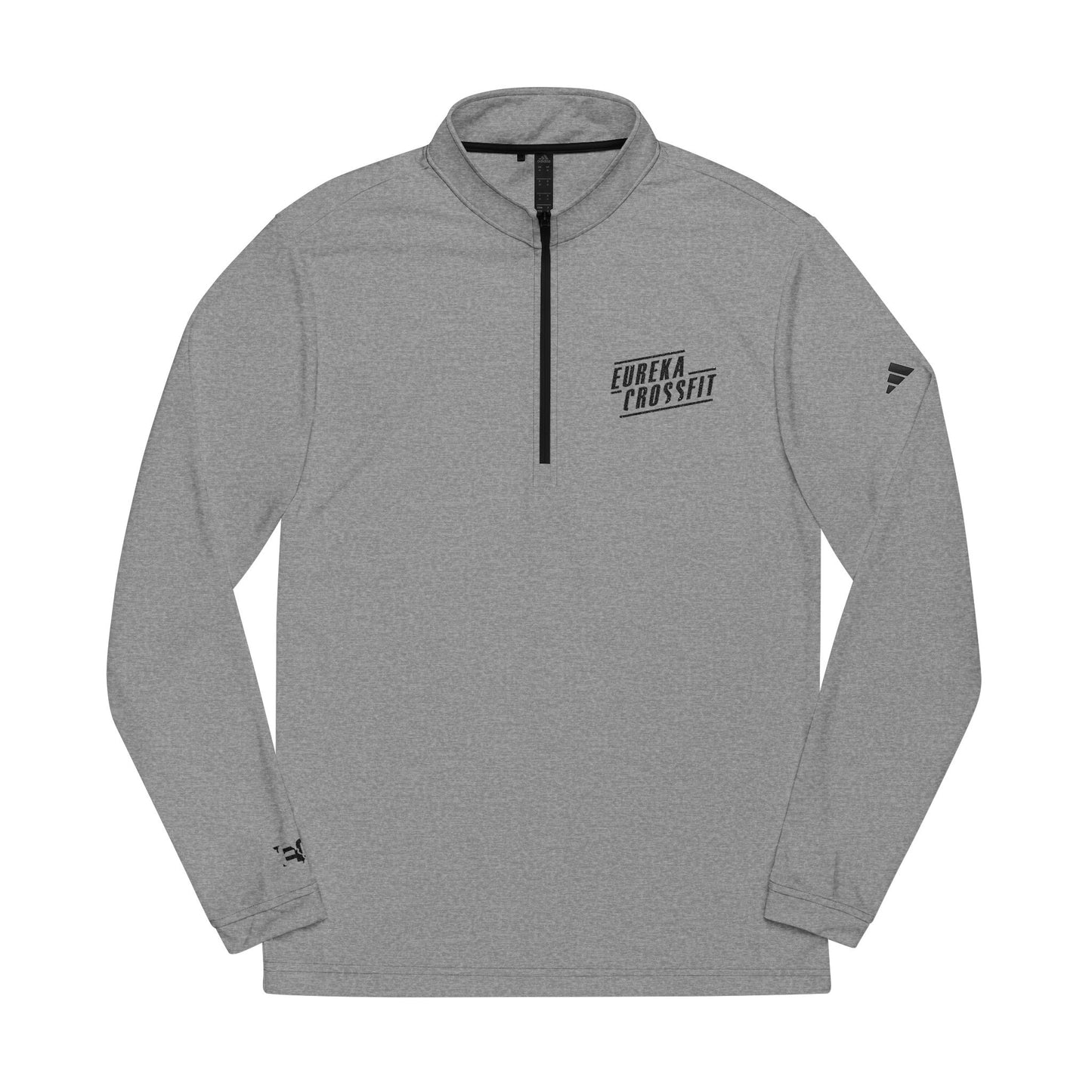Embroidered Adidas® Quarter-Zip Pullover