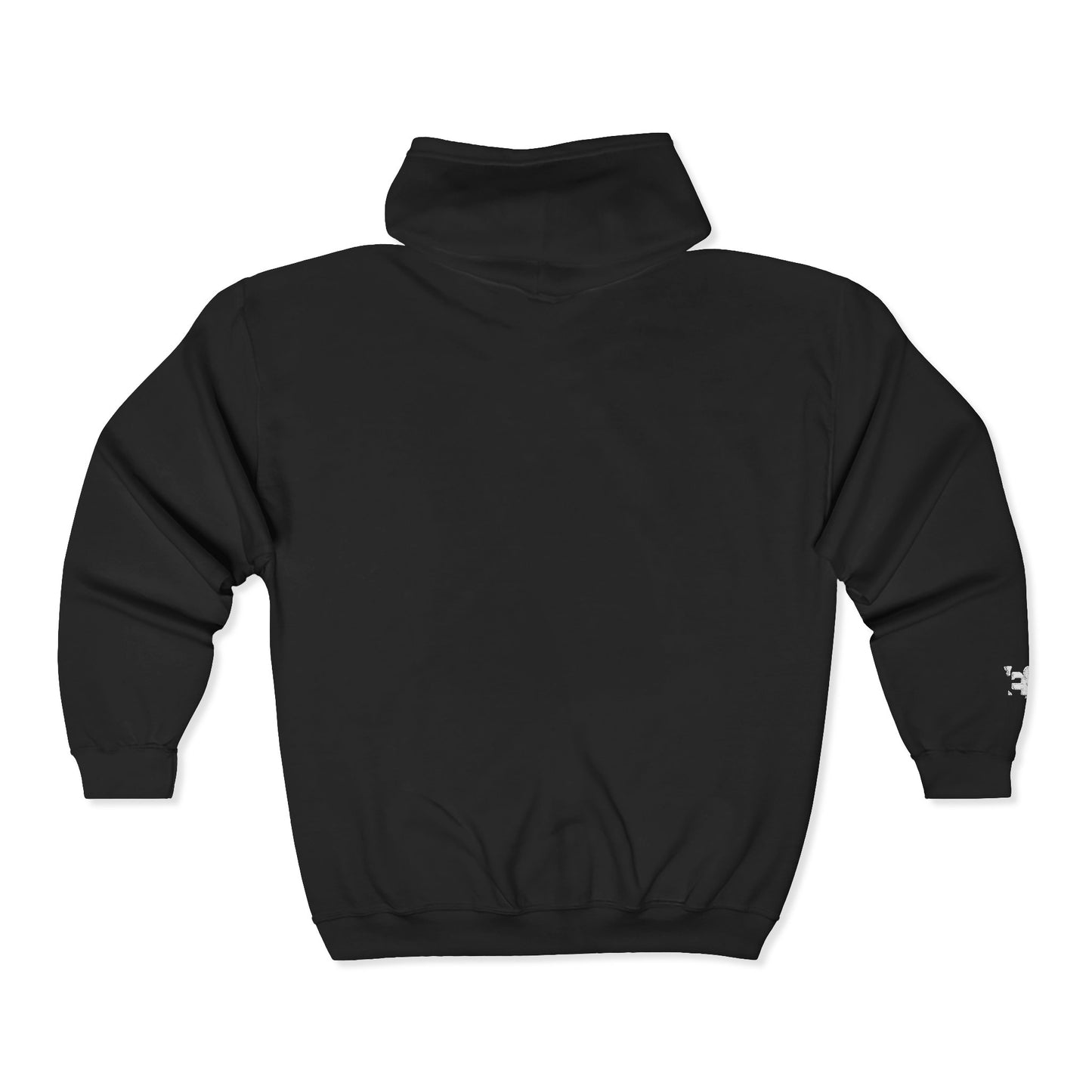 Full Zip Embroidered Train Patch Sweatshirt