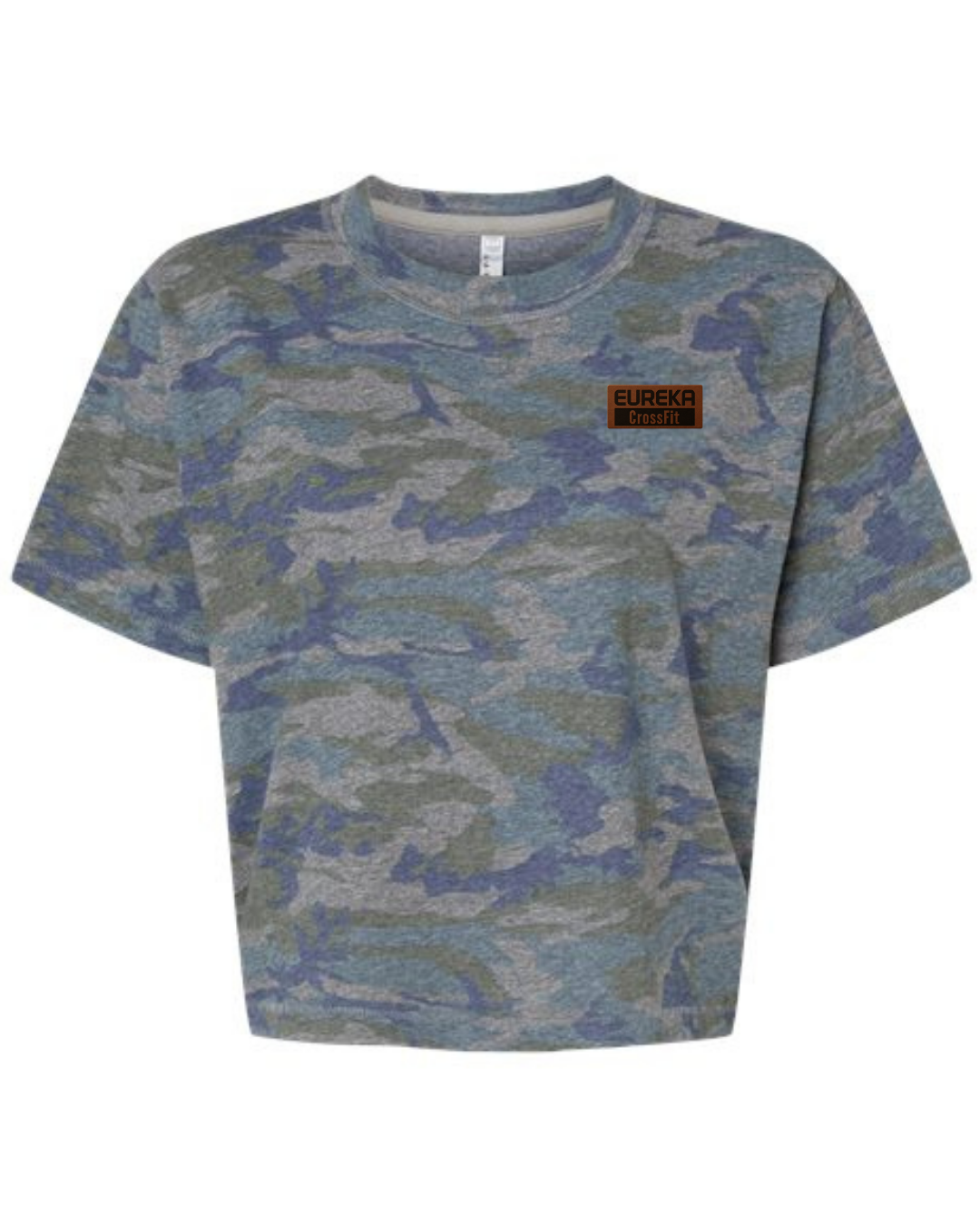 Boxy Leather Patch Tee