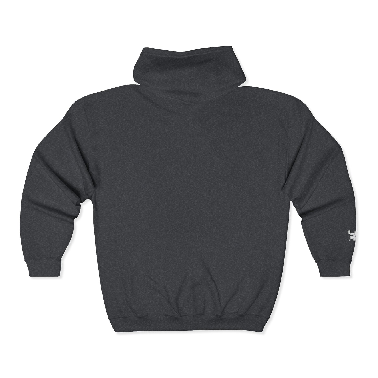 Full Zip Embroidered Train Patch Sweatshirt