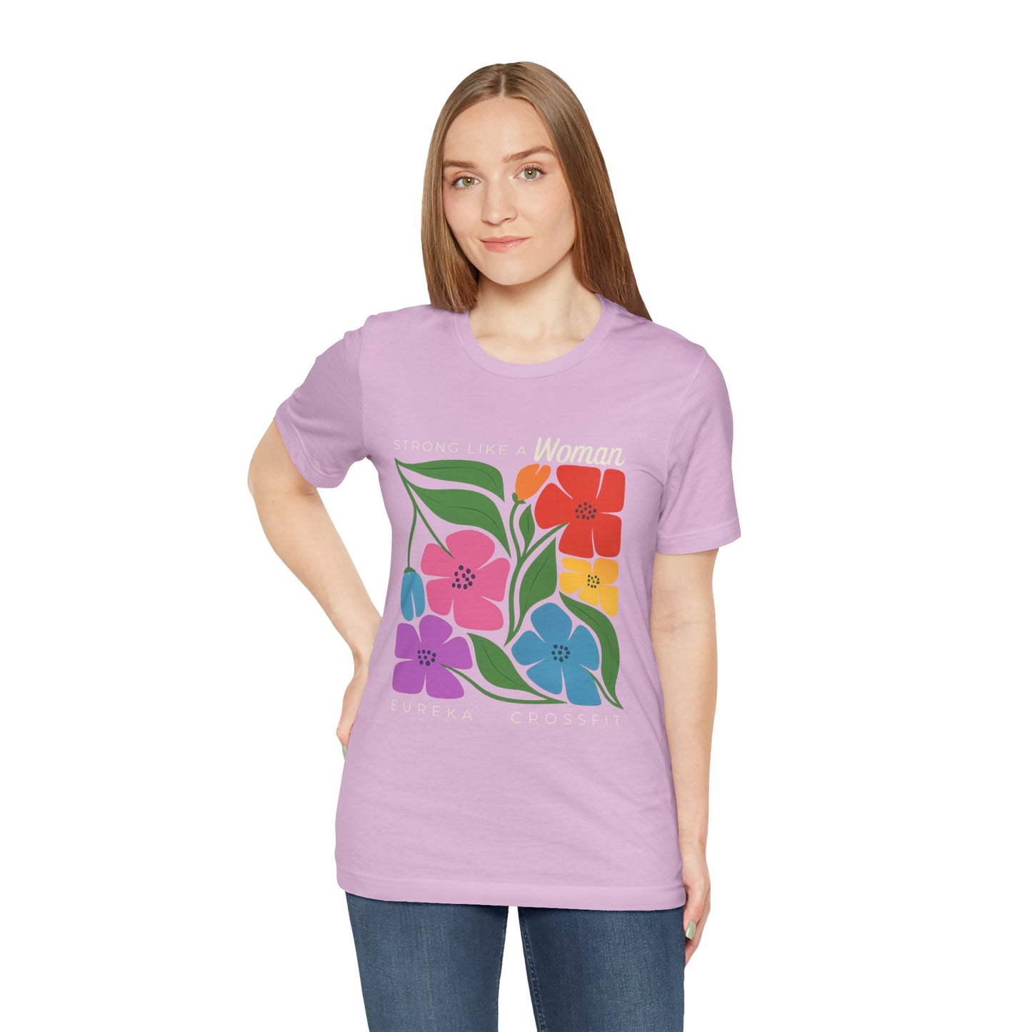 Strong Like a Woman Floral Tee